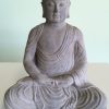 Volcanic Ash Meditating Buddha 18" Stonewashed