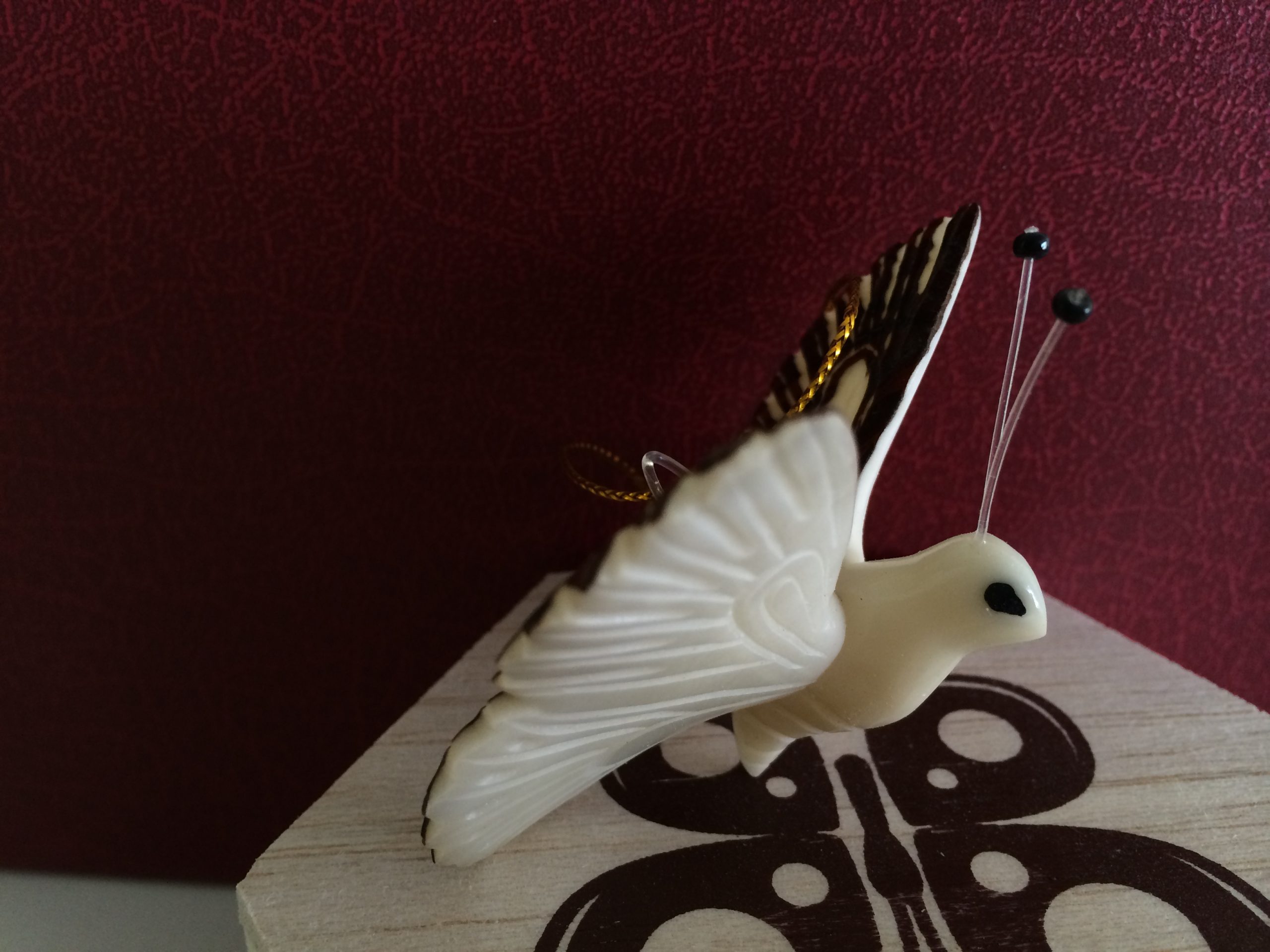 gift, ornament, tagua, butterfly