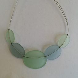 Light Blue & Light Green Sea Glass Necklace