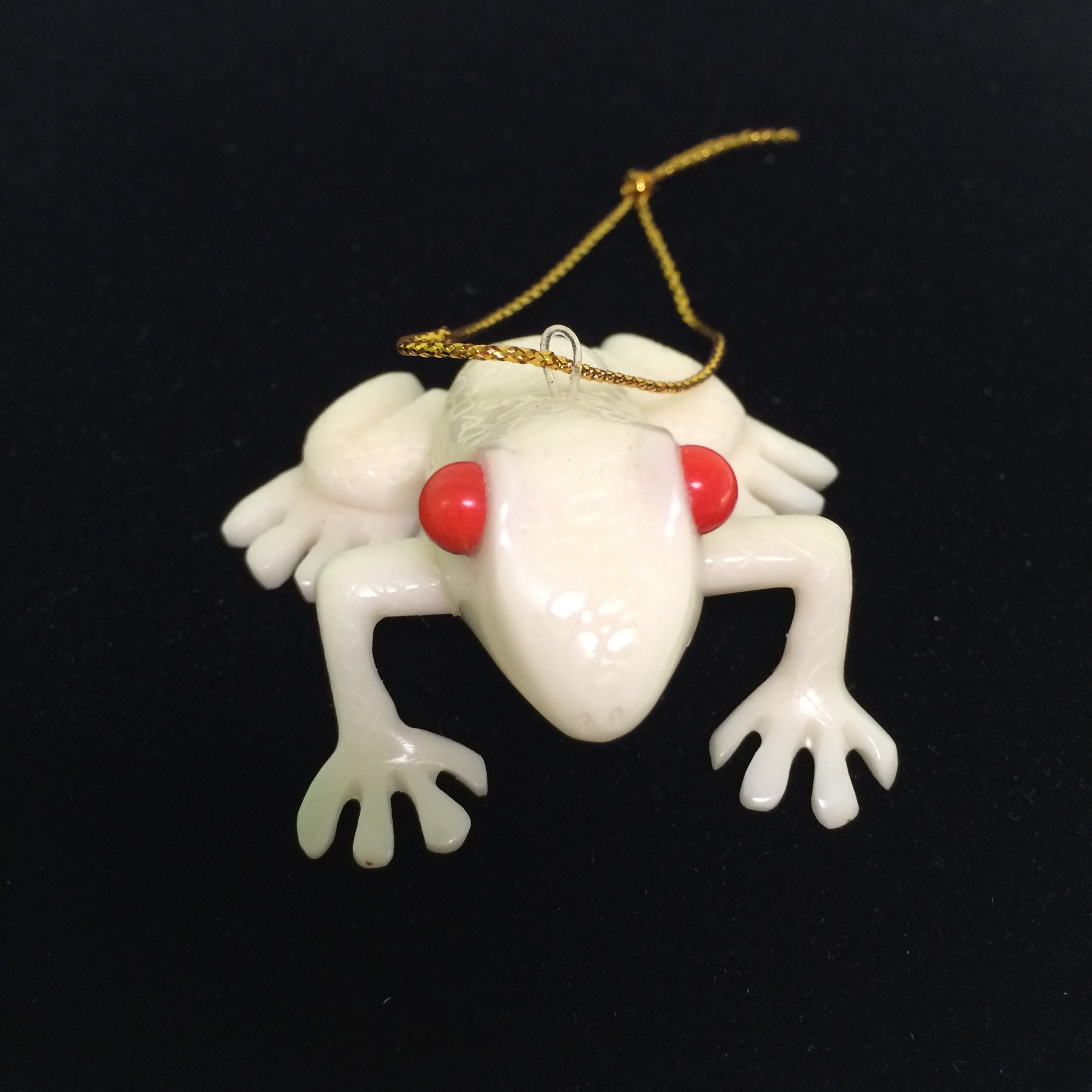 Tagua Nut Frog Ornament