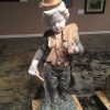 Marble Statue Little Boy with Violin