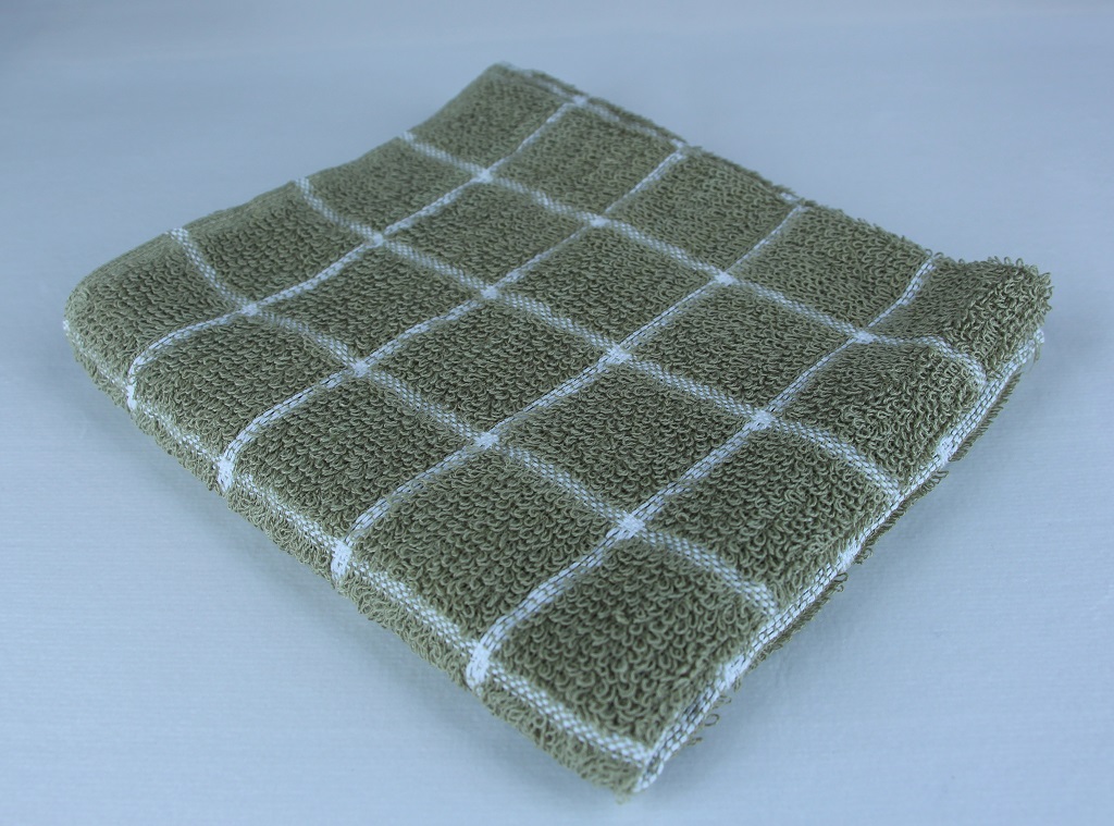 Dish Towel, Green Check
