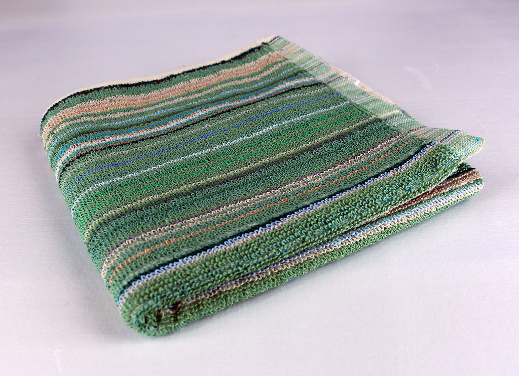 Dish towel, green Stripe