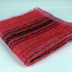 Dish Towel, Red and Black Stripe