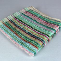 Dish Towel, Green Multi-Stripe